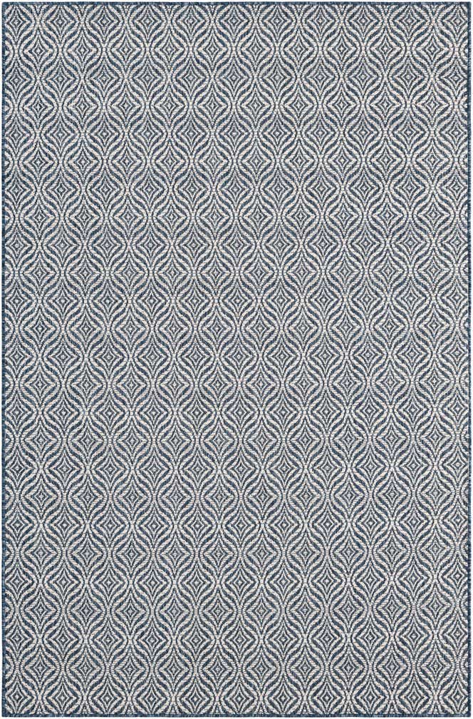 5' 3 x 8' Easy-Clean Lattice Indoor / Outdoor Rug