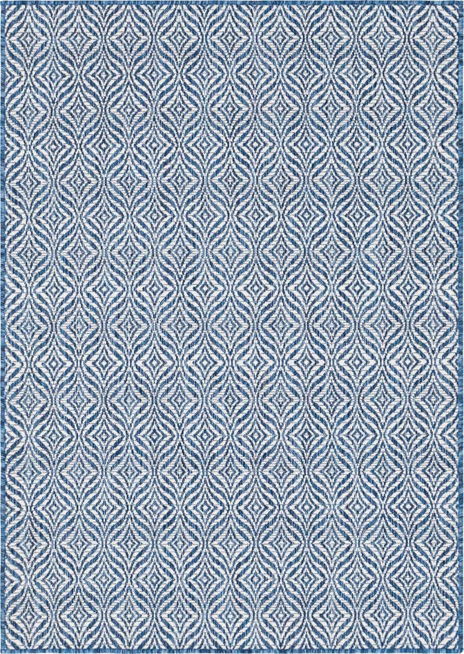 Detail image of 4' x 6' Easy-Clean Lattice Indoor / Outdoor Rug