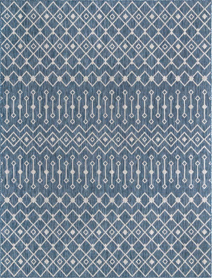 10' x 13' Easy-Clean Lattice Indoor / Outdoor Rug