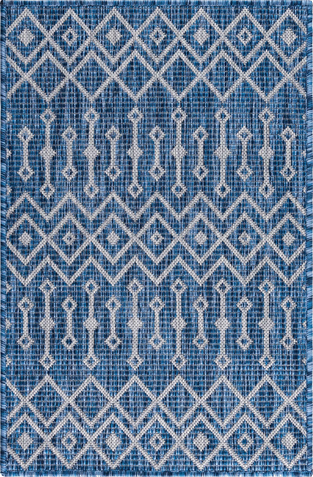 2' x 3' Easy-Clean Lattice Indoor / Outdoor Rug