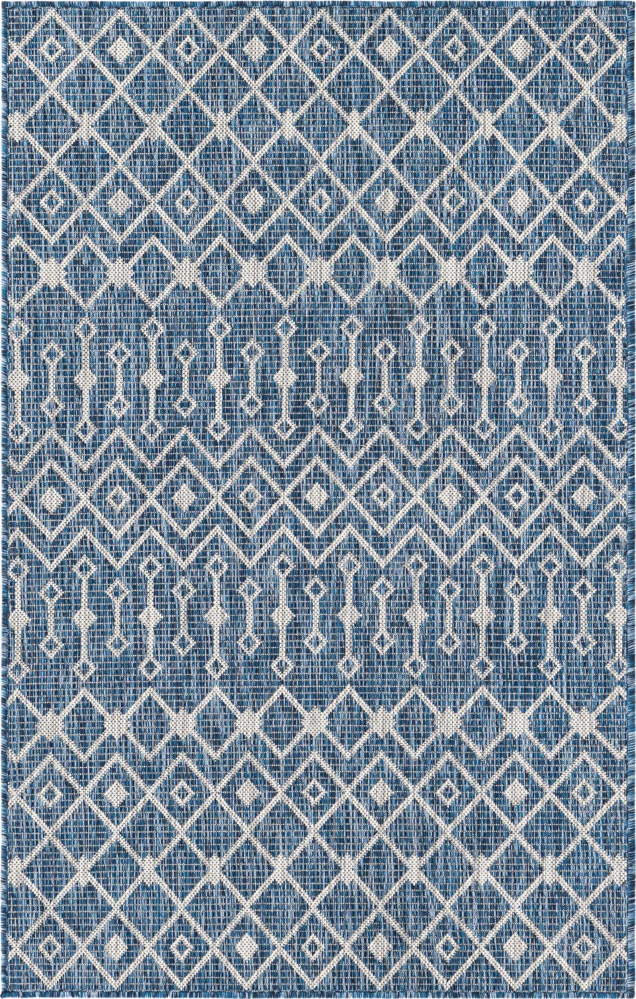 3' x 5' 3 Easy-Clean Lattice Indoor / Outdoor Rug