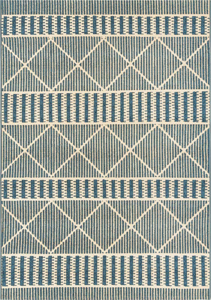 4' x 6' Easy-Clean Lattice Indoor / Outdoor Rug