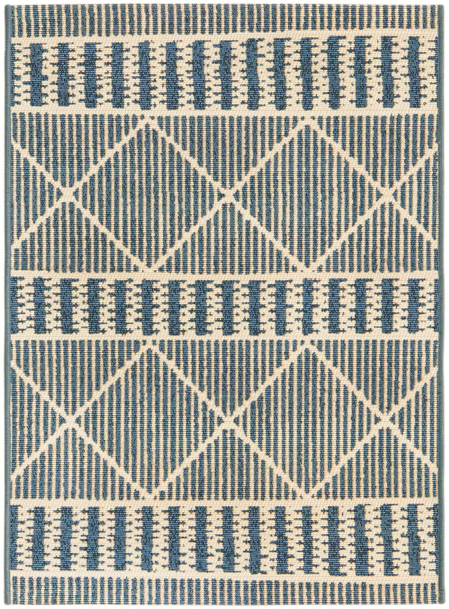 2' x 3' Easy-Clean Lattice Indoor / Outdoor Rug