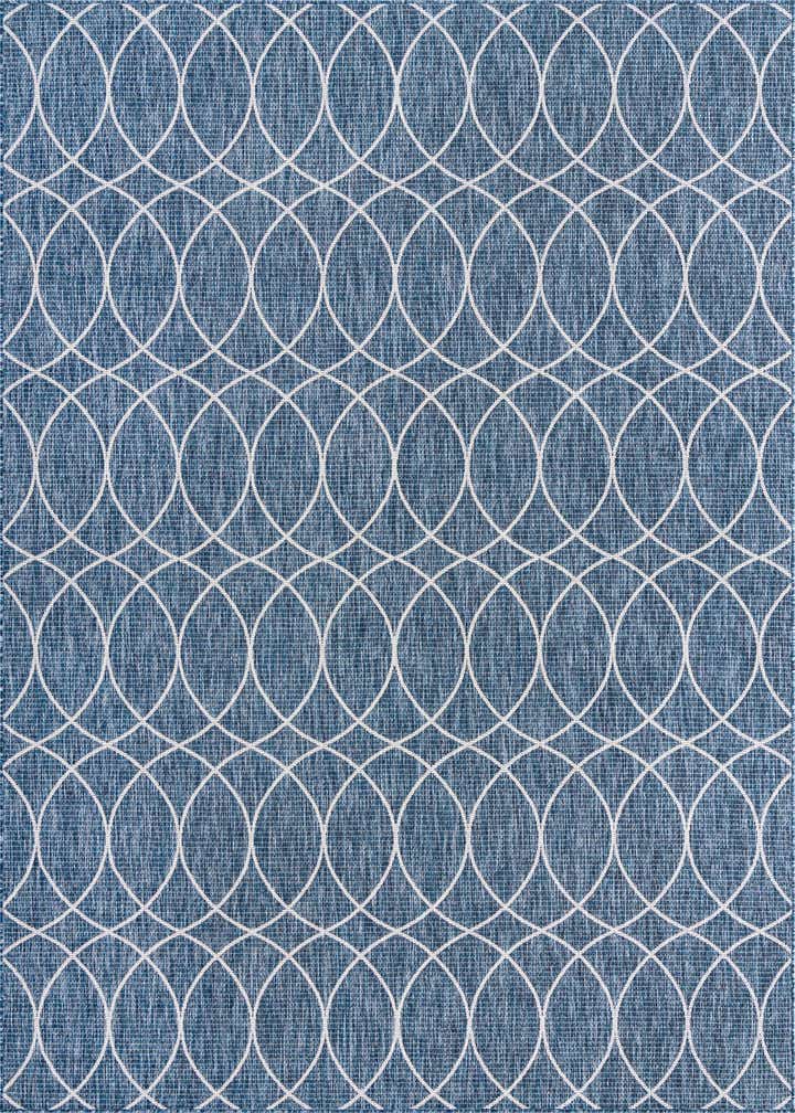 9' x 12' Easy-Clean Lattice Indoor / Outdoor Rug