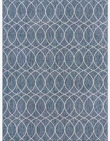 9' x 12' Easy-Clean Lattice Indoor / Outdoor Rug