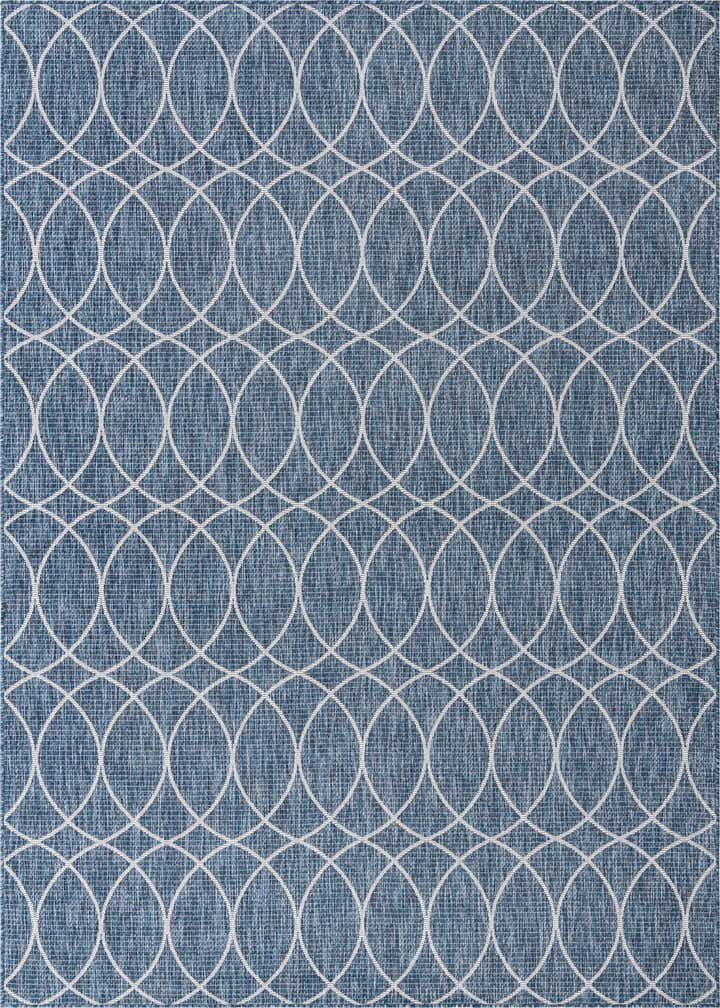 7' 10 x 11' Easy-Clean Lattice Indoor / Outdoor Rug