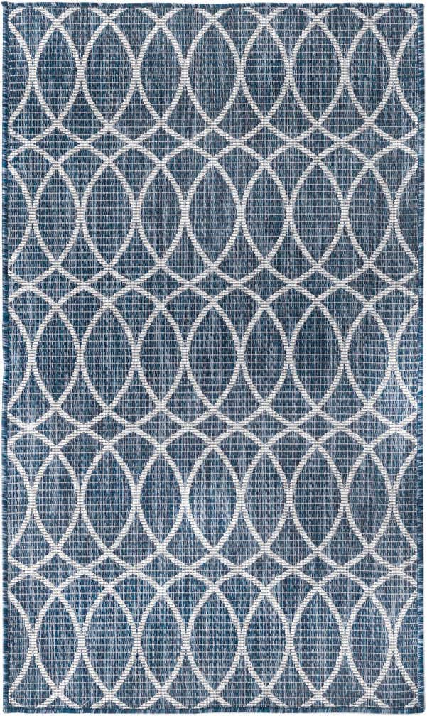 95cm x 160cm Easy-Clean Lattice Indoor / Outdoor Rug