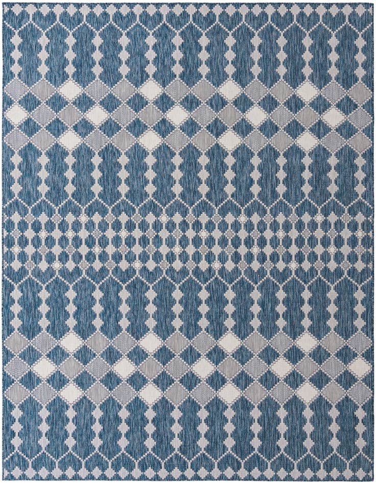 Detail image of 9' x 12' Easy-Clean Lattice Indoor / Outdoor Rug