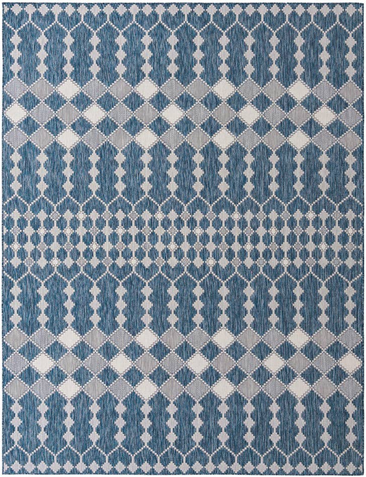 Detail image of 9' x 12' Easy-Clean Lattice Indoor / Outdoor Rug