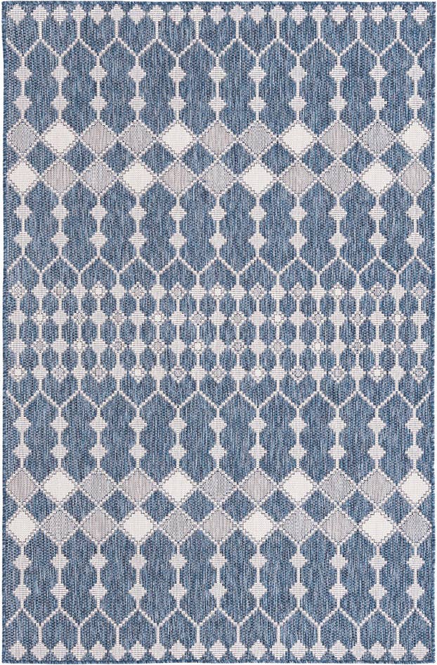 Detail image of 5' 3 x 8' Easy-Clean Lattice Indoor / Outdoor Rug