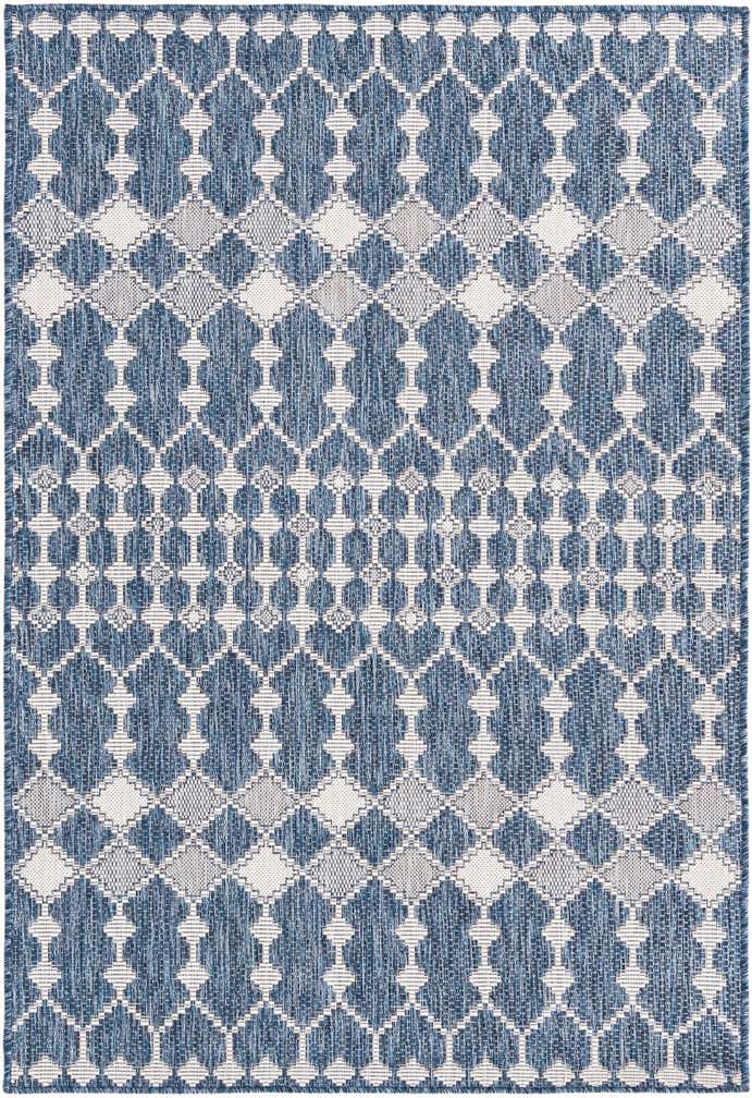 125cm x 185cm Easy-Clean Lattice Indoor / Outdoor Rug