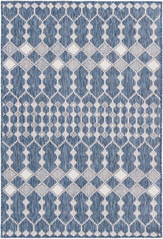 Detail image of 125cm x 185cm Easy-Clean Lattice Indoor / Outdoor Rug