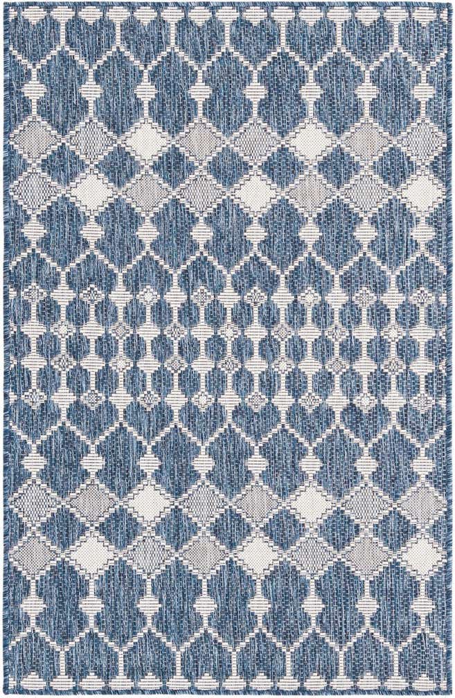 95cm x 160cm Easy-Clean Lattice Indoor / Outdoor Rug