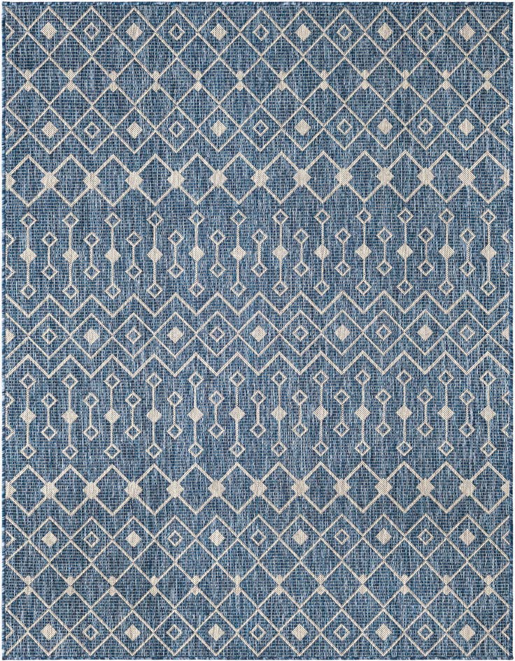 Detail image of 5' 3 x 7' Easy-Clean Lattice Indoor / Outdoor Rug