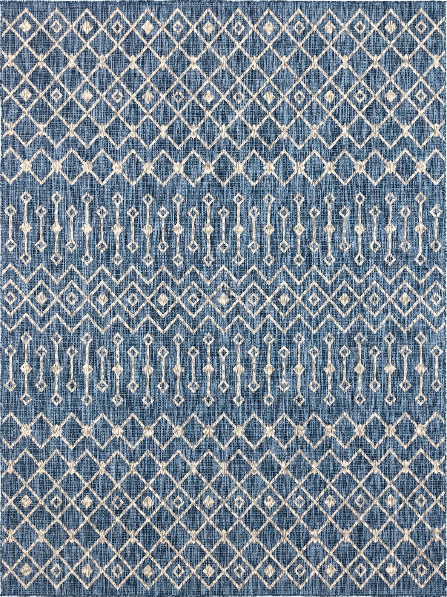 9' x 12' Washable Lattice Indoor / Outdoor Rug