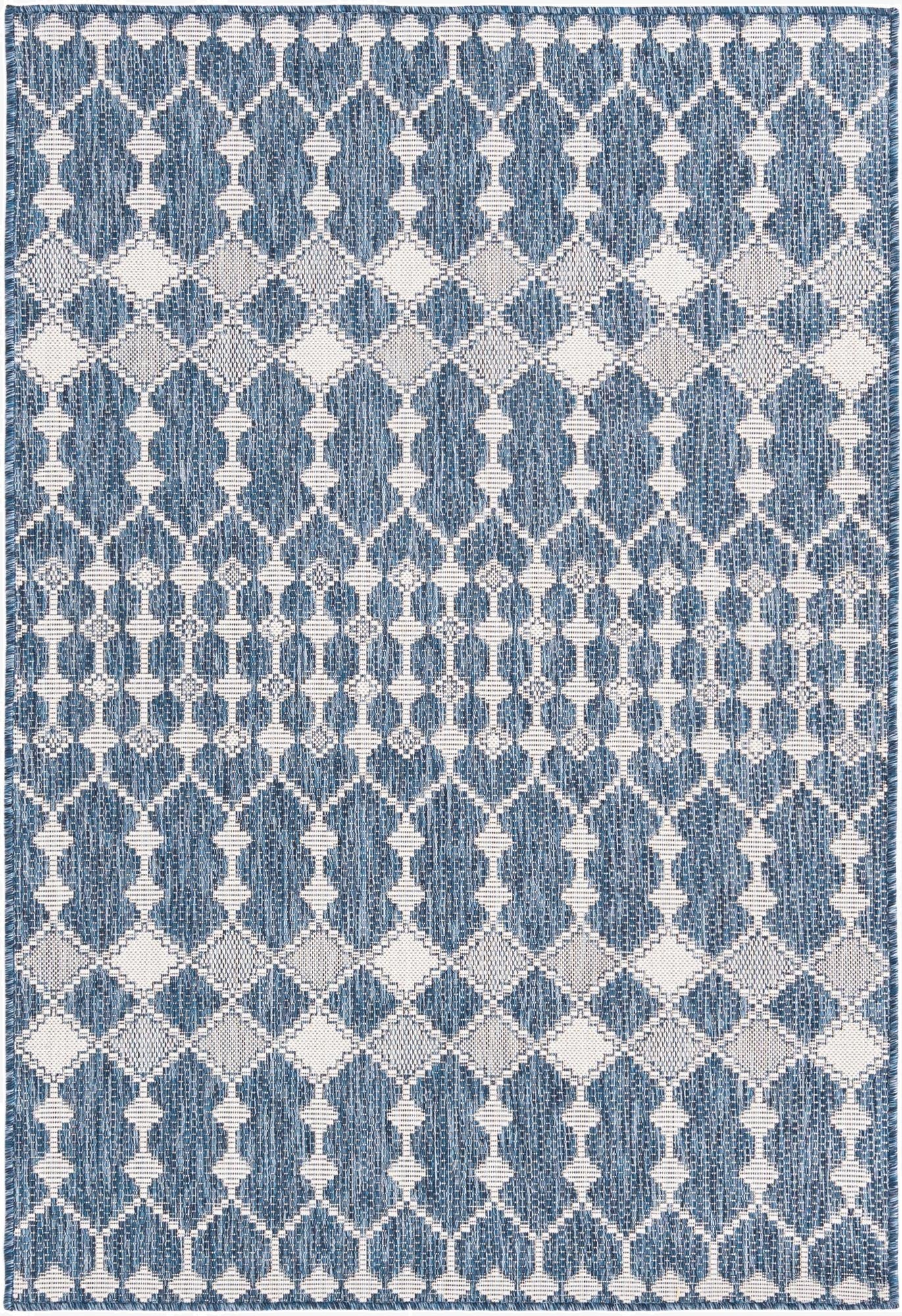 125cm x 185cm  Washable Lattice Indoor / Outdoor Alfombra