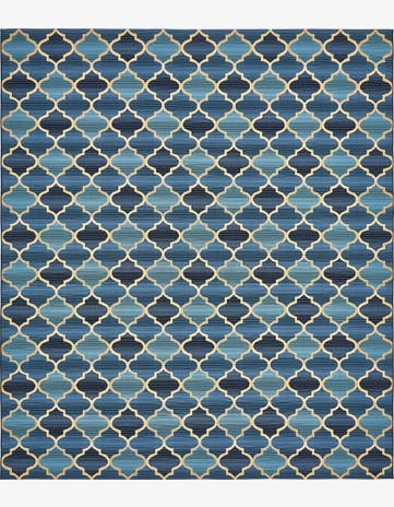 10' x 12' Easy-Clean Lattice Indoor / Outdoor Rug