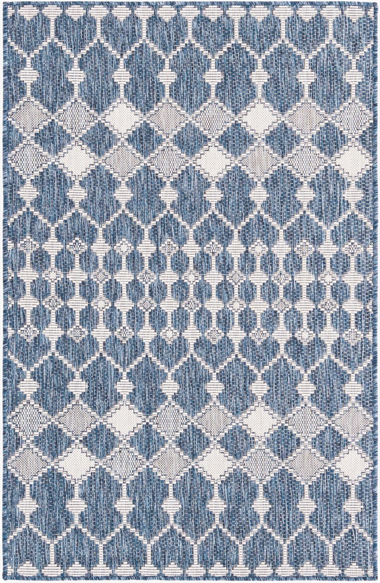 3' x 5' 3 Washable Lattice Indoor / Outdoor Rug