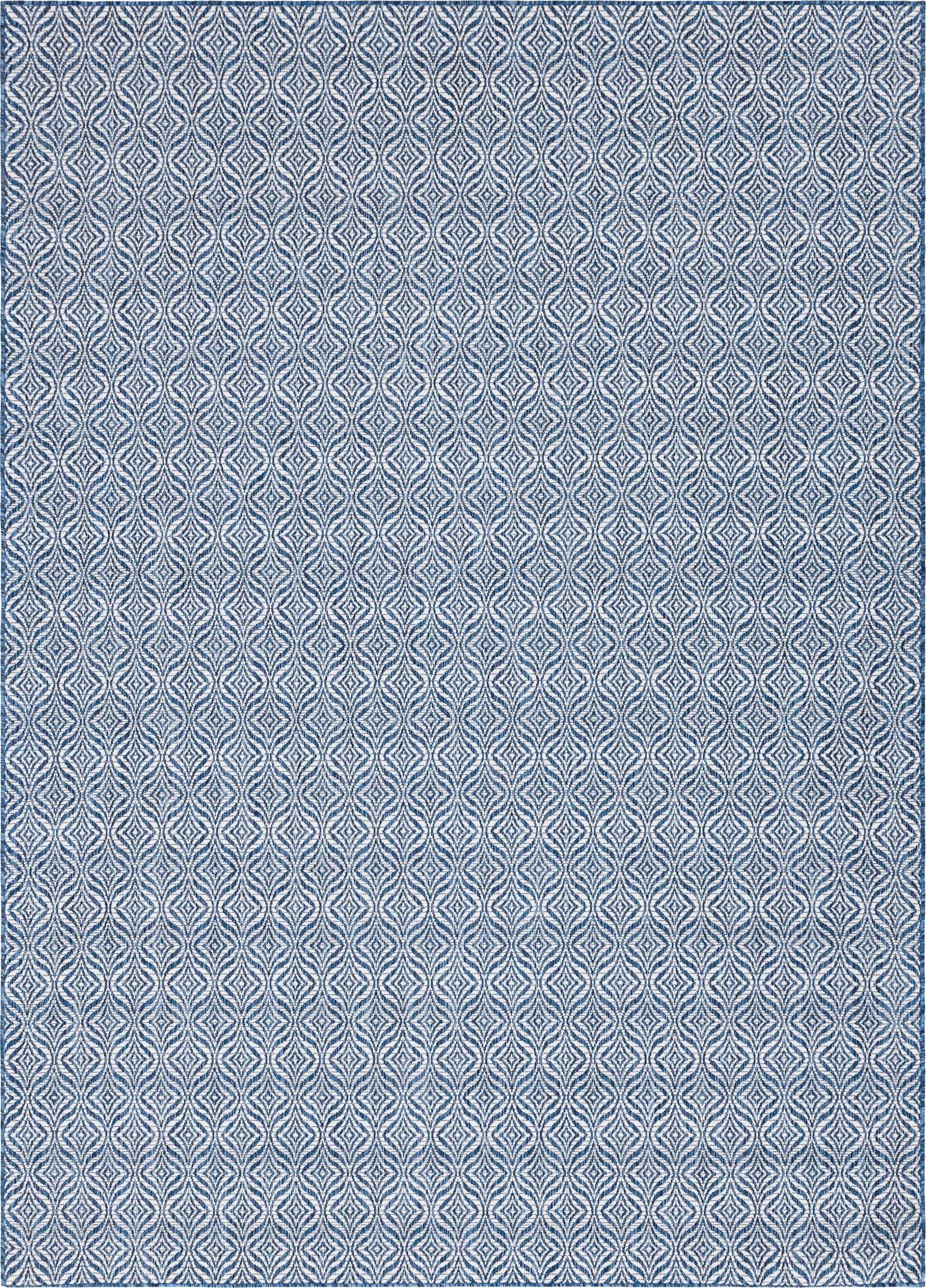 7' 10 x 11' Washable Lattice Indoor / Outdoor Rug