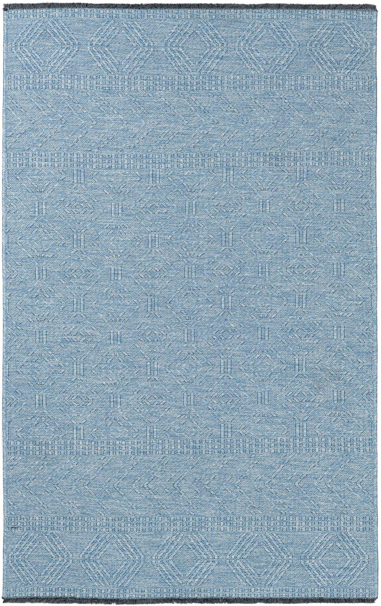 3' 10 x 6' 1 Easy-Clean Modern Indoor / Outdoor Rug