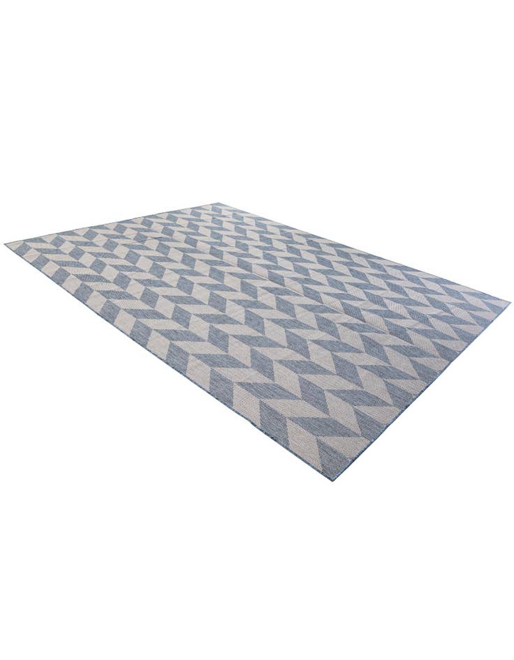 Detail image of 9' 2 x 12' 5 Easy-Clean Modern Indoor / Outdoor Rug