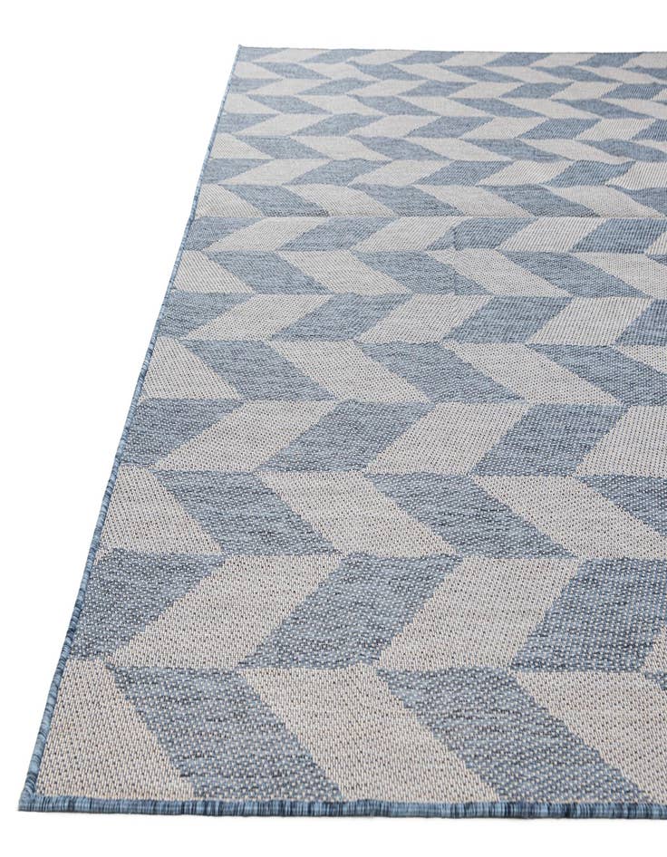 Detail image of 9' 2 x 12' 5  Washable Modern Indoor / Outdoor Rug