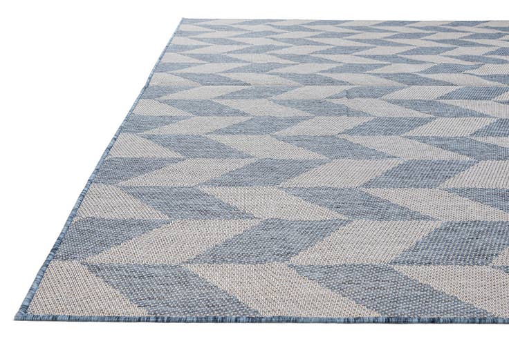 Detail image of 9' 2 x 12' 5 Easy-Clean Modern Indoor / Outdoor Rug