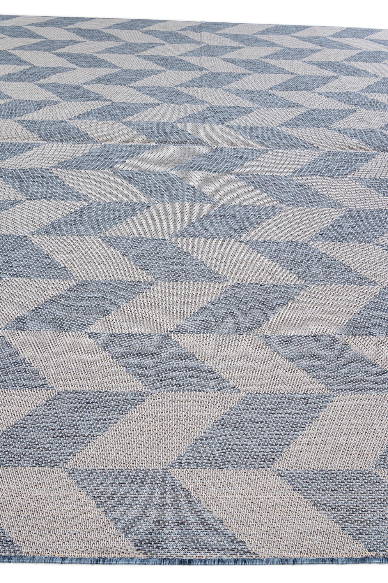 9' 2 x 12' 5 Easy-Clean Modern Indoor / Outdoor Rug