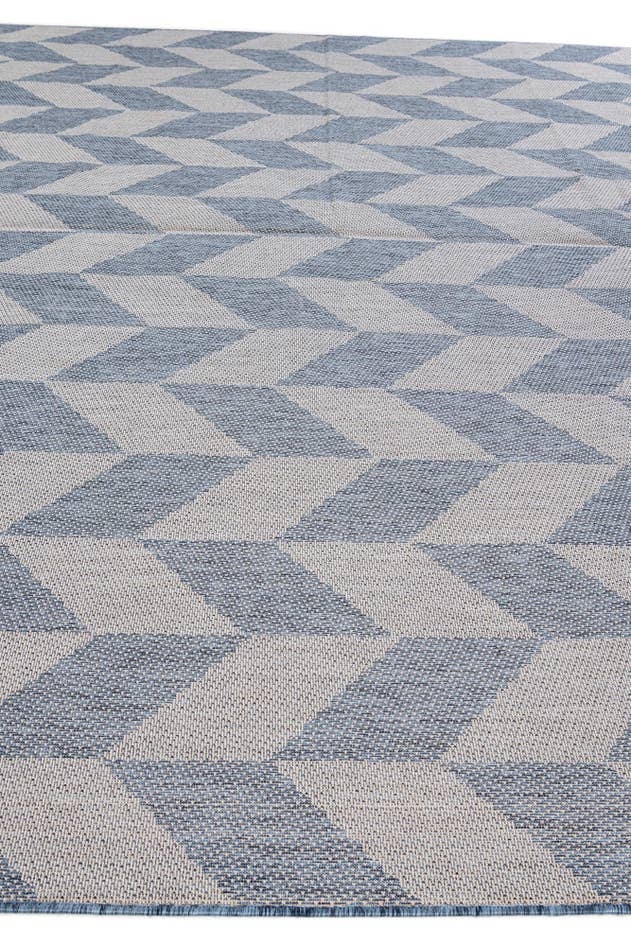 Detail image of 9' 2 x 12' 5 Easy-Clean Modern Indoor / Outdoor Rug