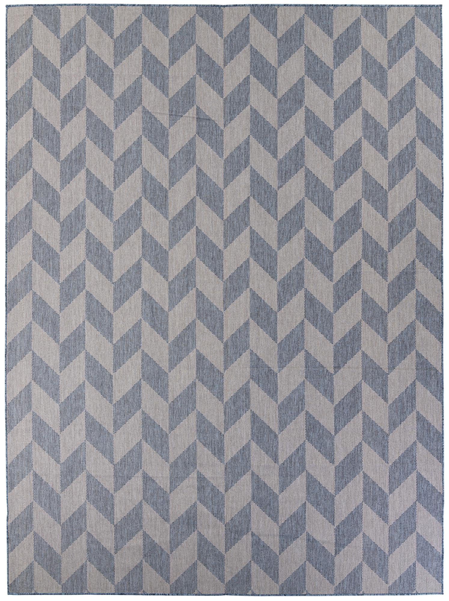 9' 2 x 12' 5 Easy-Clean Modern Indoor / Outdoor Rug