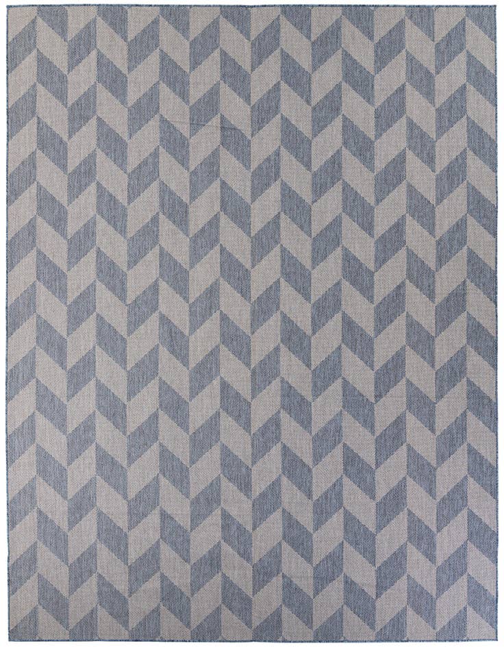 Detail image of 9' 2 x 12' 5 Easy-Clean Modern Indoor / Outdoor Rug