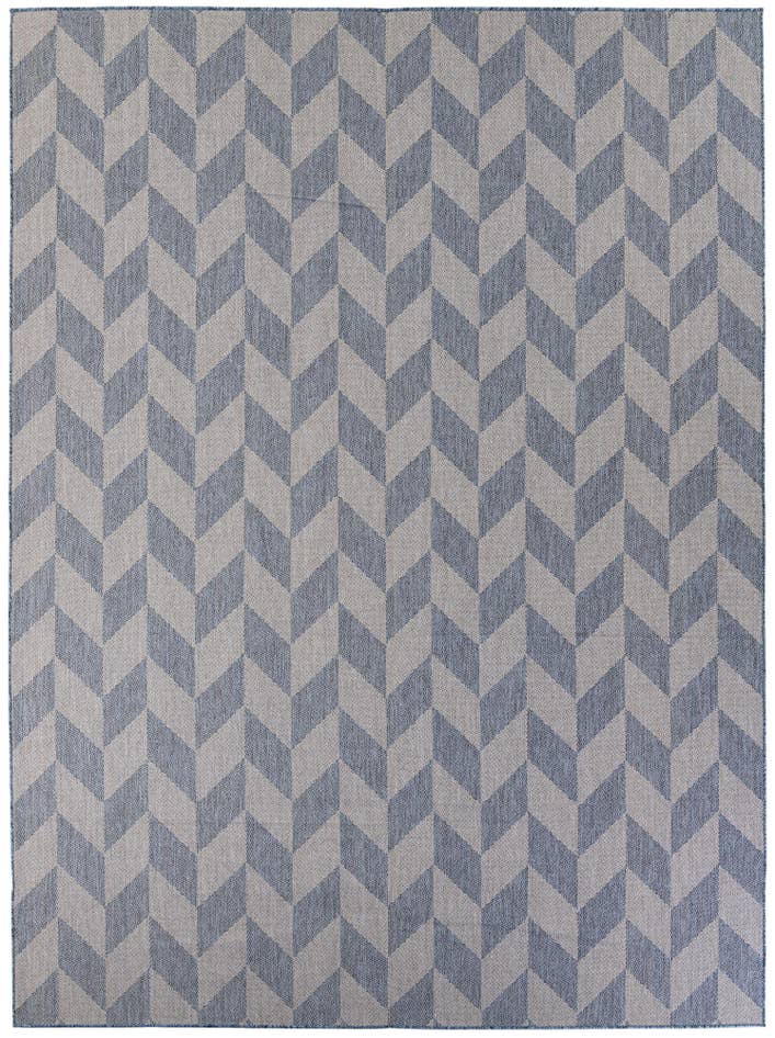Detail image of 9' 2 x 12' 5 Easy-Clean Modern Indoor / Outdoor Rug