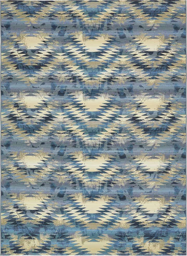 8' x 11' 4 Easy-Clean Modern Indoor / Outdoor Rug