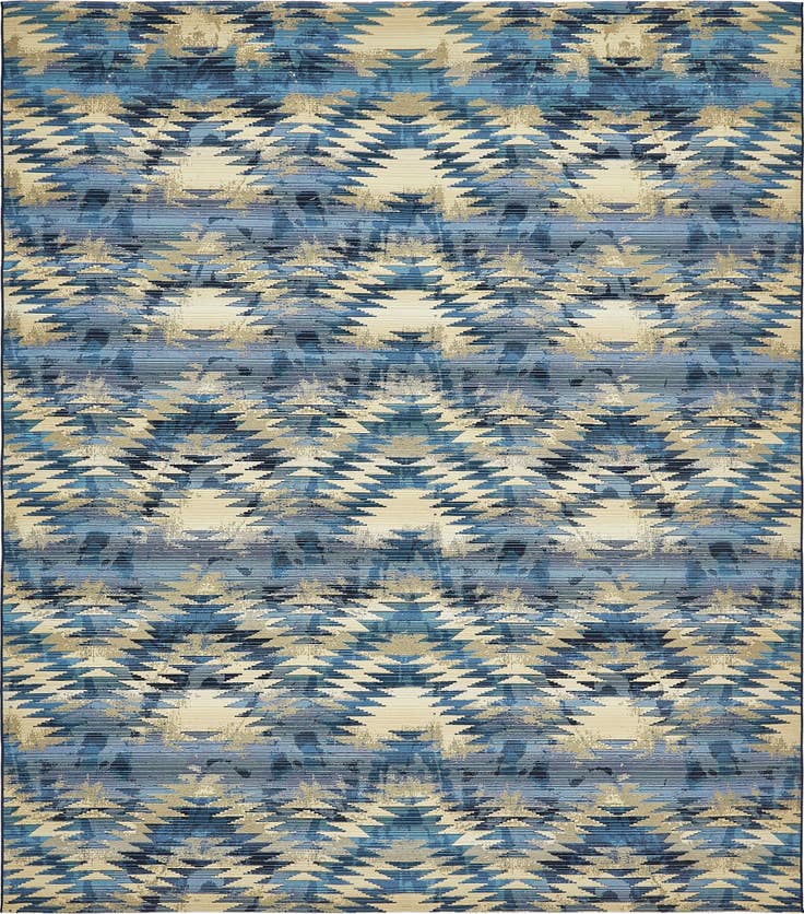 Detail image of 10' x 12' 2 Easy-Clean Modern Indoor / Outdoor Rug