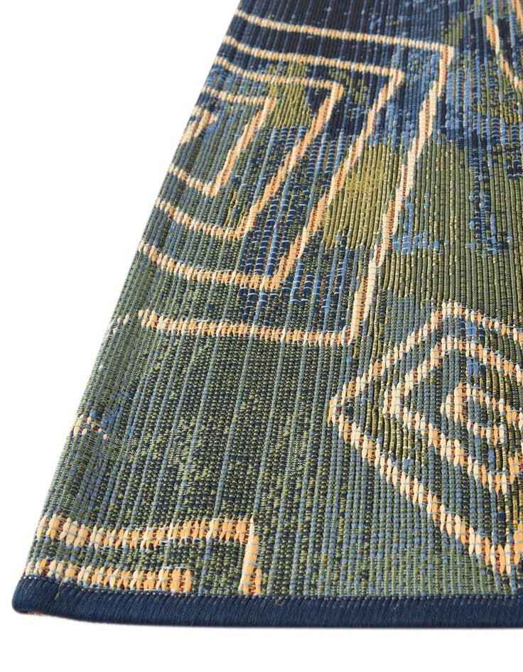 Detail image of 10' x 12' 2  Washable Modern Indoor / Outdoor Rug