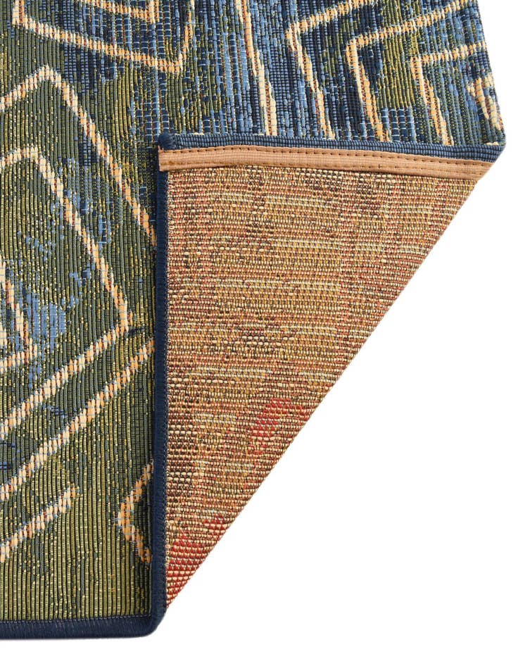 Detail image of 10' x 12' 2  Washable Modern Indoor / Outdoor Rug