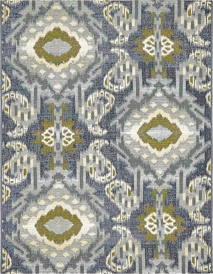 Detail image of 4' x 6' Easy-Clean Modern Indoor / Outdoor Rug