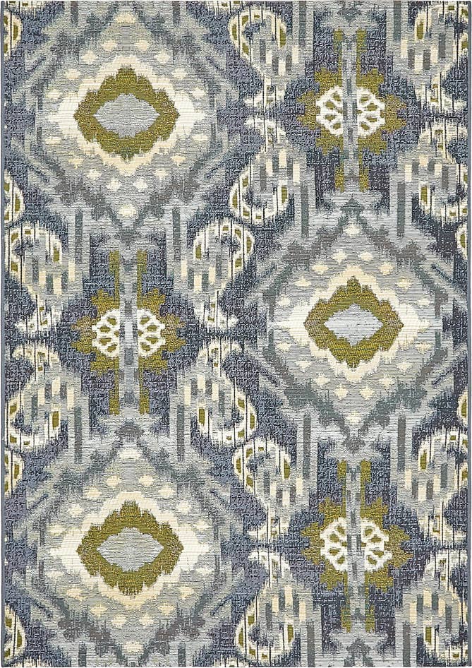 Detail image of 4' x 6' Easy-Clean Modern Indoor / Outdoor Rug