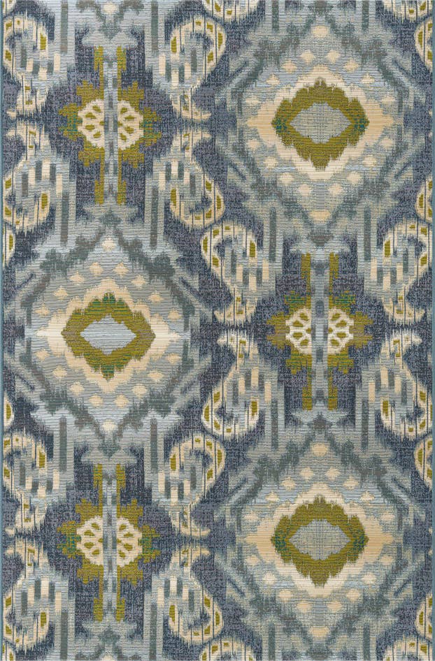Detail image of 5' 3 x 8' Easy-Clean Modern Indoor / Outdoor Rug
