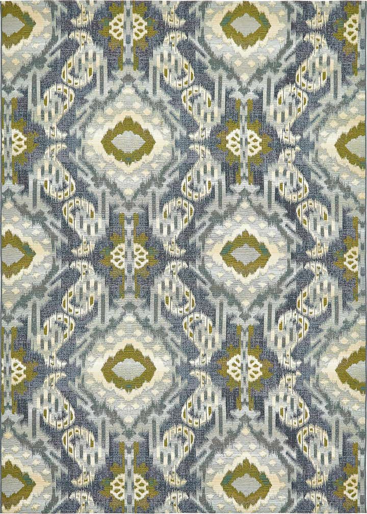 8' x 11' 4 Easy-Clean Modern Indoor / Outdoor Rug