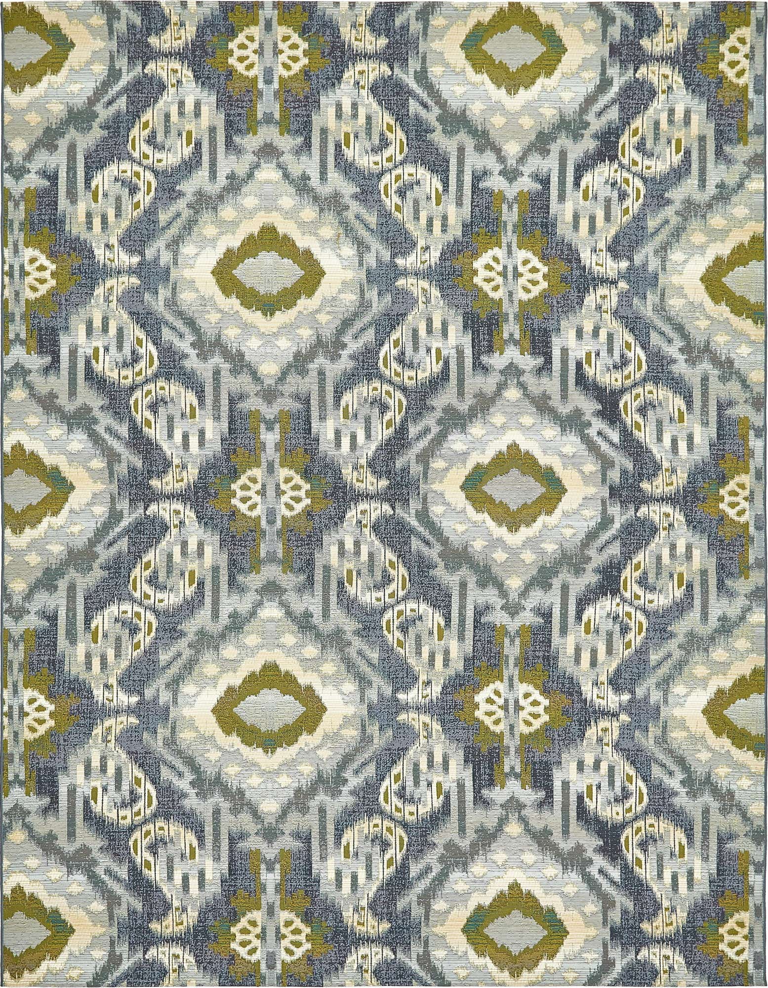 8' x 11' 4 Easy-Clean Modern Indoor / Outdoor Rug