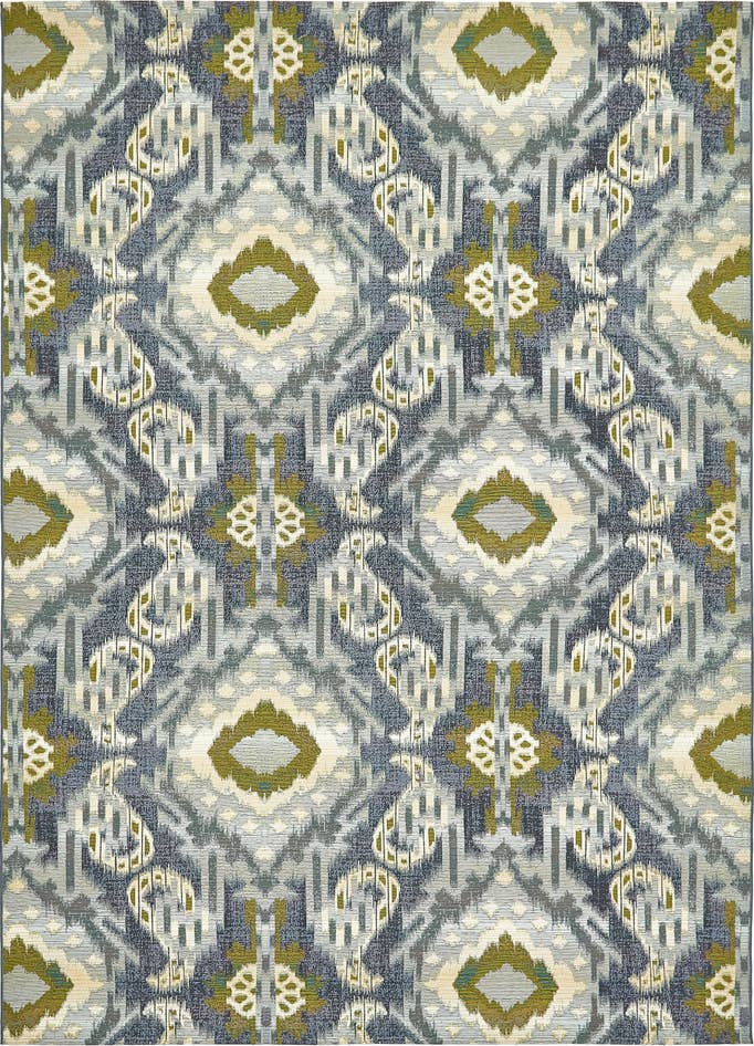 Detail image of 8' x 11' 4 Easy-Clean Modern Indoor / Outdoor Rug