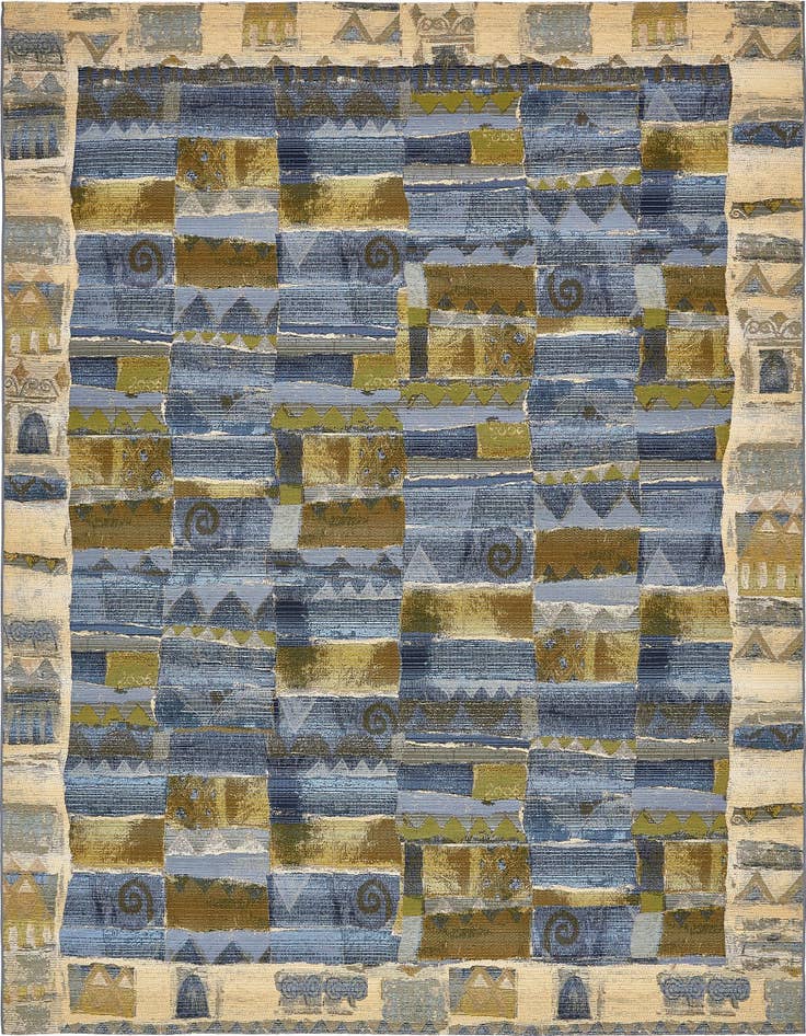 Detail image of 10' x 12' 2 Easy-Clean Modern Indoor / Outdoor Rug