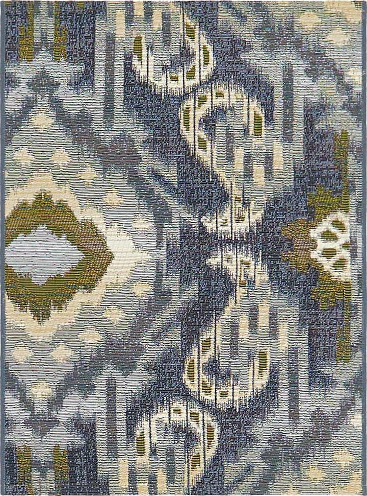 2' 2 x 3' Easy-Clean Modern Indoor / Outdoor Rug