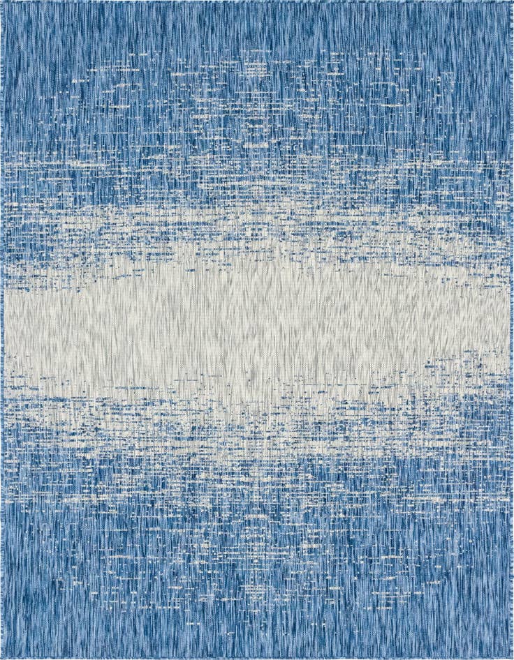 Detail image of 9' x 12' Easy-Clean Modern Indoor / Outdoor Rug