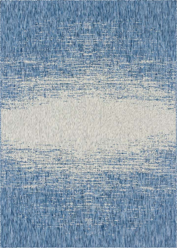 7' 10 x 11' Easy-Clean Modern Indoor / Outdoor Rug