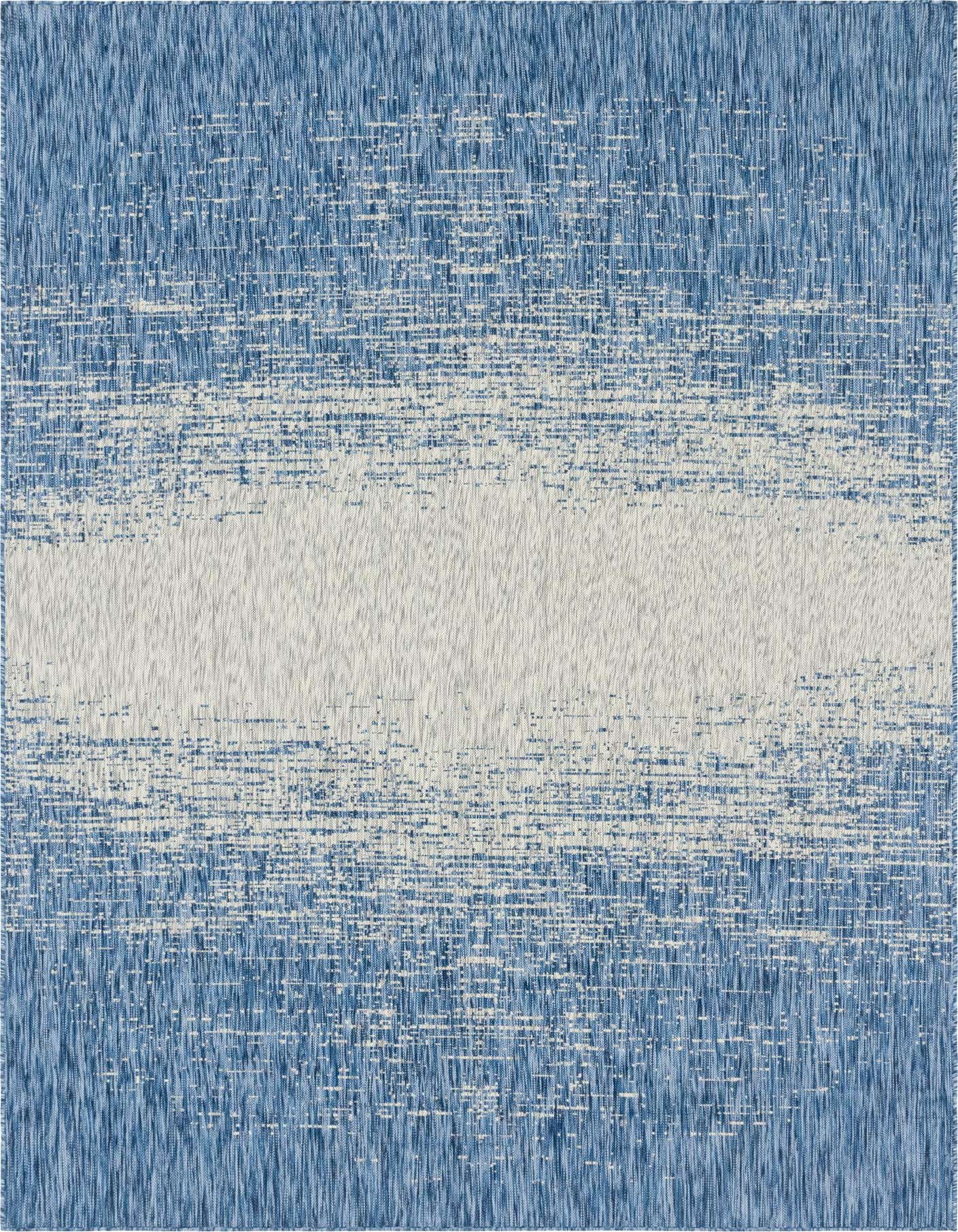 7' 10 x 11' Easy-Clean Modern Indoor / Outdoor Rug