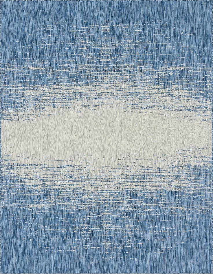 Detail image of 7' 10 x 11' Easy-Clean Modern Indoor / Outdoor Rug