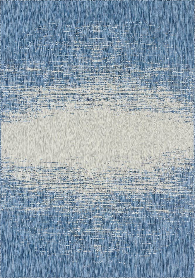 Detail image of 7' 10 x 11' Easy-Clean Modern Indoor / Outdoor Rug