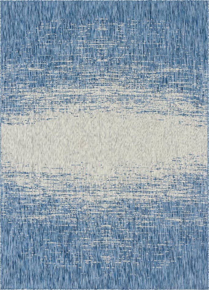 Detail image of 7' x 10' Easy-Clean Modern Indoor / Outdoor Rug